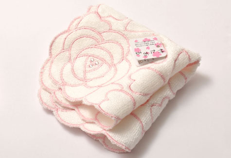 竹タオル刺繍ハンカチ